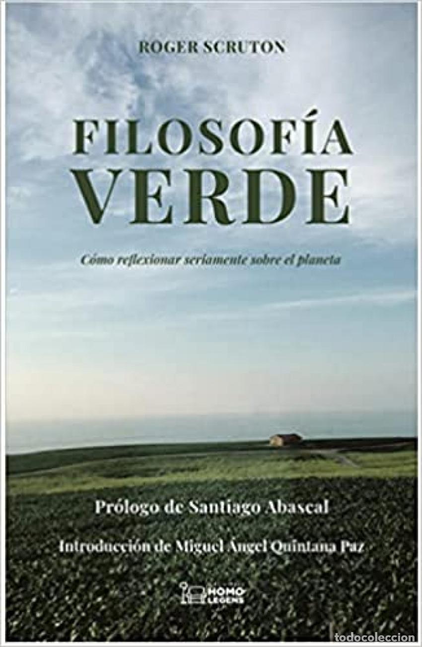books: FILOSOF&Iacute;A VERDE - Scruton, Roger