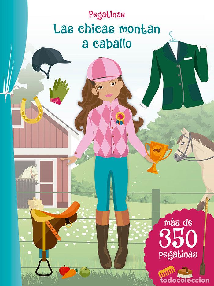 books: PEGATINAS - LAS CHICAS MONTAN A CABALLO - AA.VV.