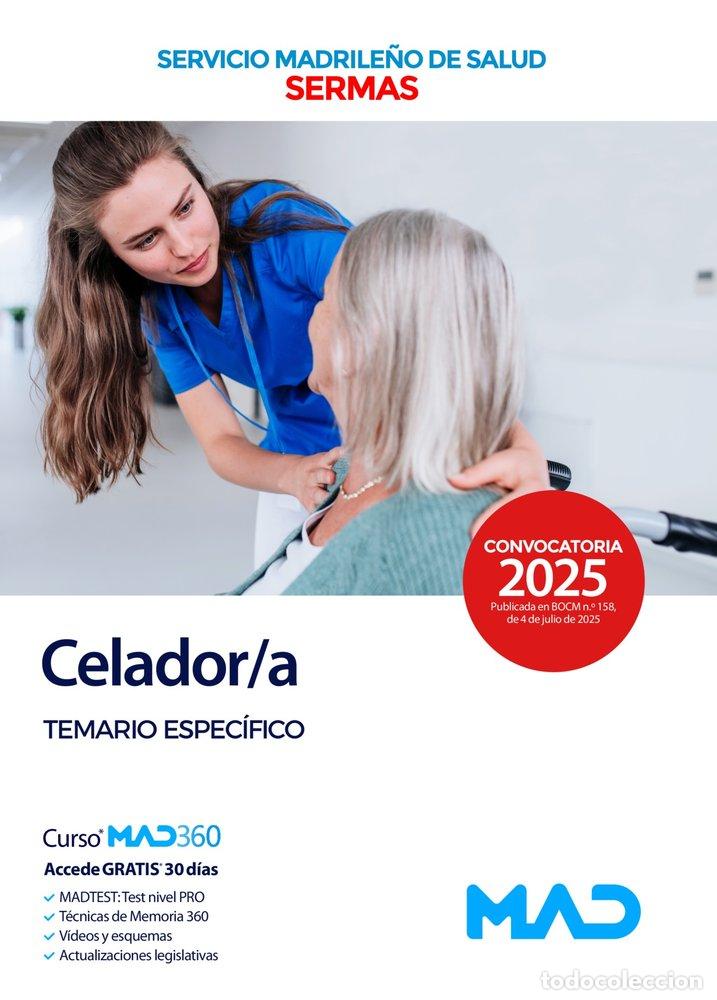 Libri: CELADOR/A TEMARIO ESPECIFICO SERVICIO MADRILE&Ntilde;O SALUD SERMA - AA.VV