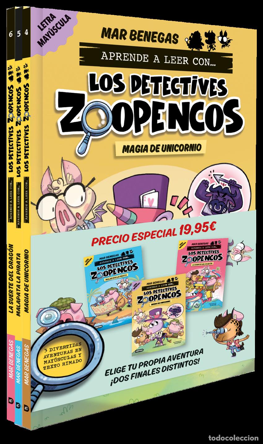 Libros: PACK APRENDE A LEER CON... &iexcl;LOS DETECTIVES ZOOPENCOS! 4, 5 Y 6: EN LETRA MAY&Uacute;SCU - Benegas, Mar