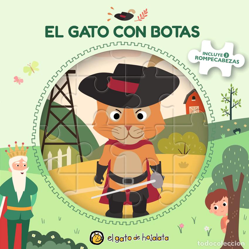 Libros: EL GATO CON BOTAS (LIBRO + 3 PUZLES) (&rdquo;CL&Aacute;SICOS PARA ARMAR&rdquo;) - Varios autores