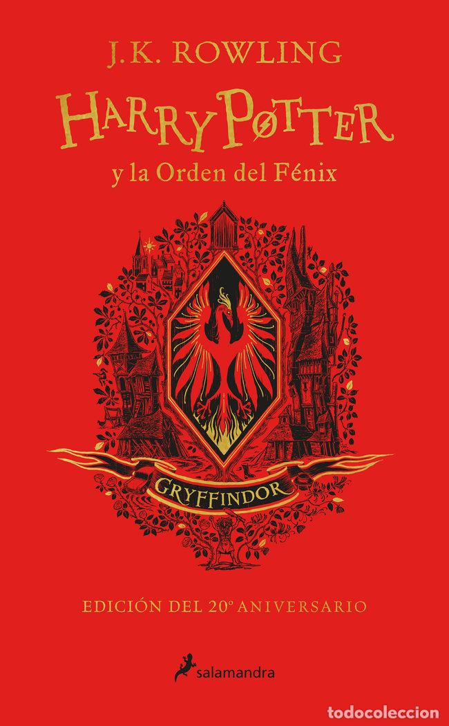 Livros: HARRY POTTER 5 ORDEN DEL FENIX GRYFFINDOR 20 ANIVERSARIO - ROWLING, J.K.