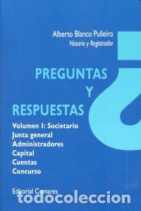 Libros: PREGUNTAS Y RESPUESTAS VOL.I - BLANCO PULLEIRO, ALBERTO