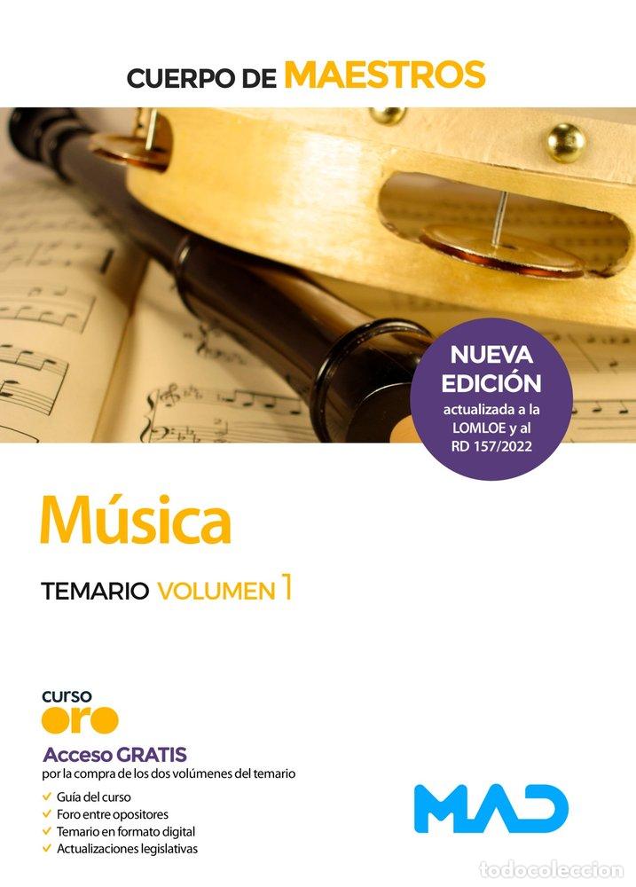 books: CUERPO DE MAESTROS MUSICA TEMARIO VOLUMEN 1 - DOS ACORDES, S.L.U.