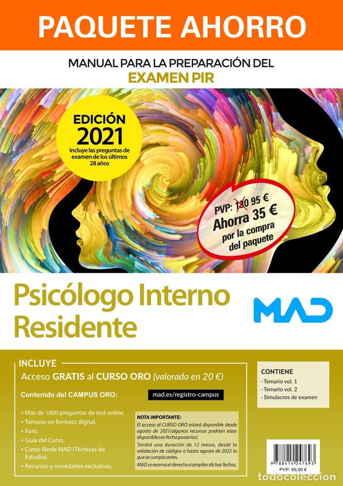 Libri: PAQUETE AHORRO PSICOLOGO INTERNO RESIDENTE EXAMEN PIR - CLAVIJO GAMERO, ROCIO
