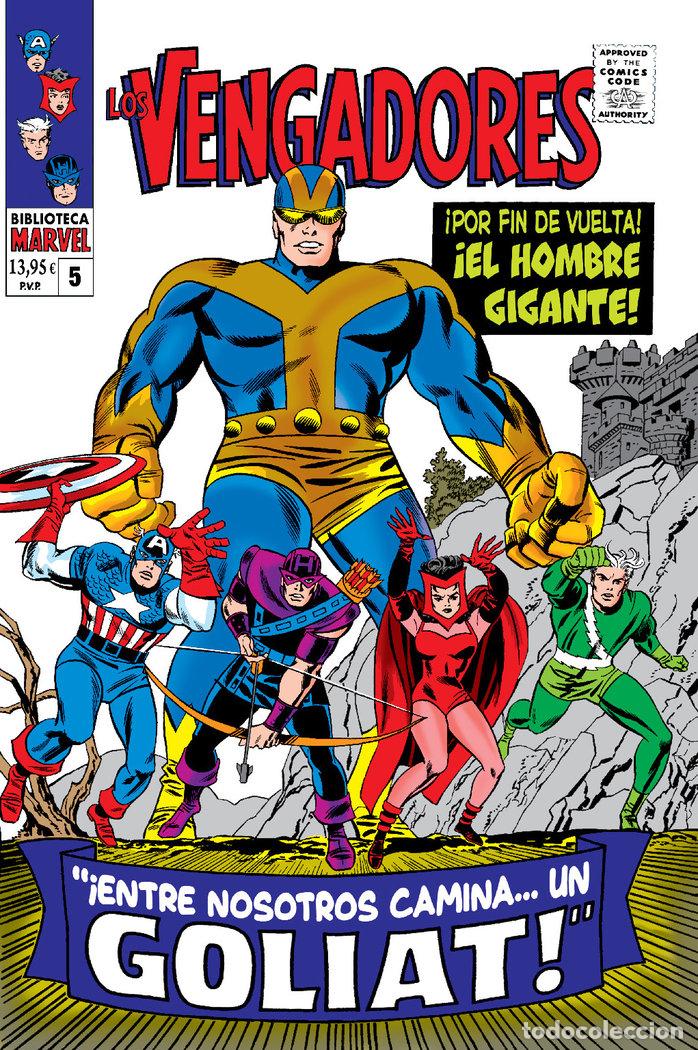 Libri: LOS VENGADORES 5 1966 ENTRE NOSOTROS CAMINA UN GOLIAT - STAN LEE
