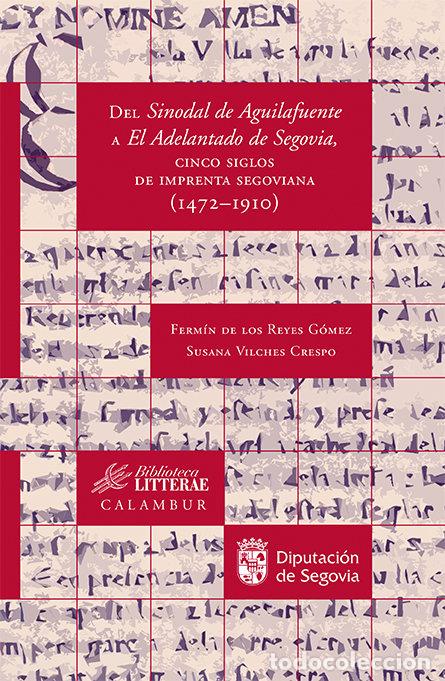 Libros: DEL SINODAL DE AGUILAFUENTE A EL ADELANTADO DE SEGOVIA, CIN - DE LOS REYES GOMEZ, FERM&iexcl;N