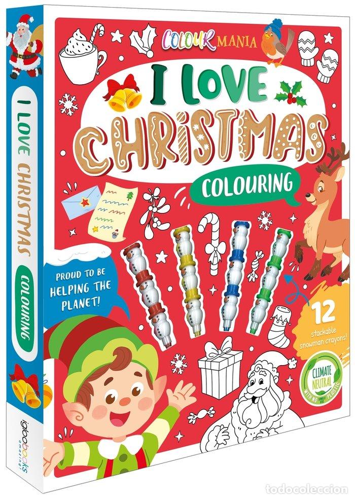 Libros: I LOVE CHRISTMAS COLOURING - IGLOOBOOKS