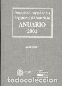Livres: ANUARIO DE LA DIRECCION GENERAL DE LOS REGISTROS Y DEL NOTAR - AA.VV.