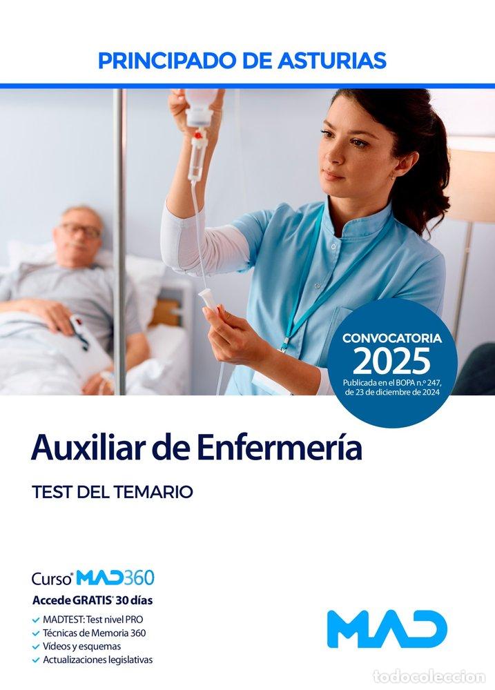 Livres: AUXILIAR ENFERMERIA TEST DEL TEMARIO PRINCIPADO DE ASTURIAS - AA.VV