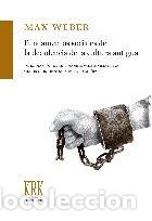 Libros: FUNDAMENTOS SOCIALES DE LA DECADENCIA DE LA CULTURA ANTIGUA - WEBER, MAX