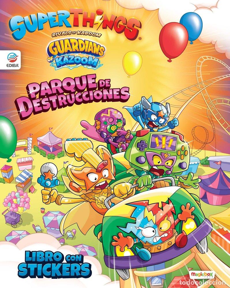 Libros: LIBRO DE STICKERS SUPERTHINGS GUARDIANS OF KAZOOM - ESPA&Ntilde;A - - .