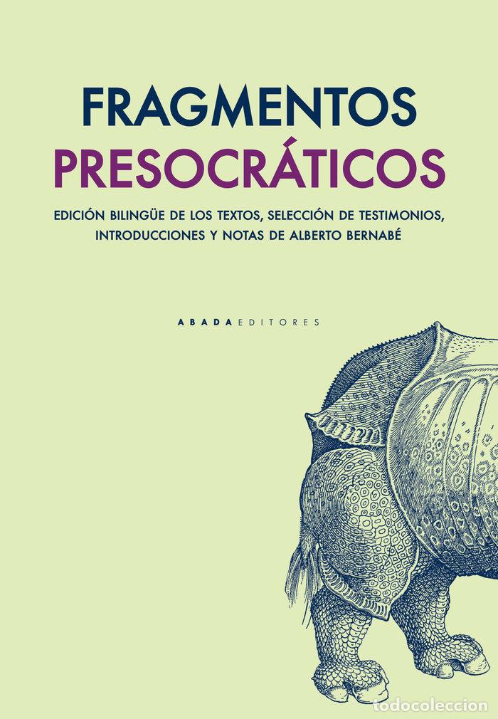 B&uuml;cher: FRAGMENTOS PRESOCRATICOS - AA.VV