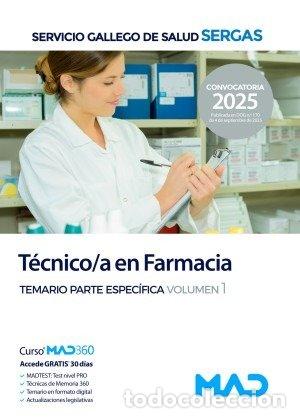 Libros: TECNICO/A FARMACIA TEMARIO 2 SERVICIO GALLEGO SALUD SERGAS - AA.VV