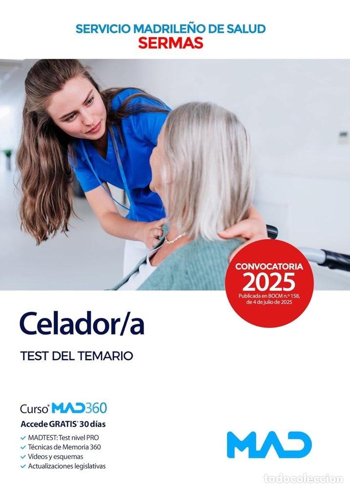 Libros: CELADOR/A SERMAS TEST DEL TEMARIO - AA.VV