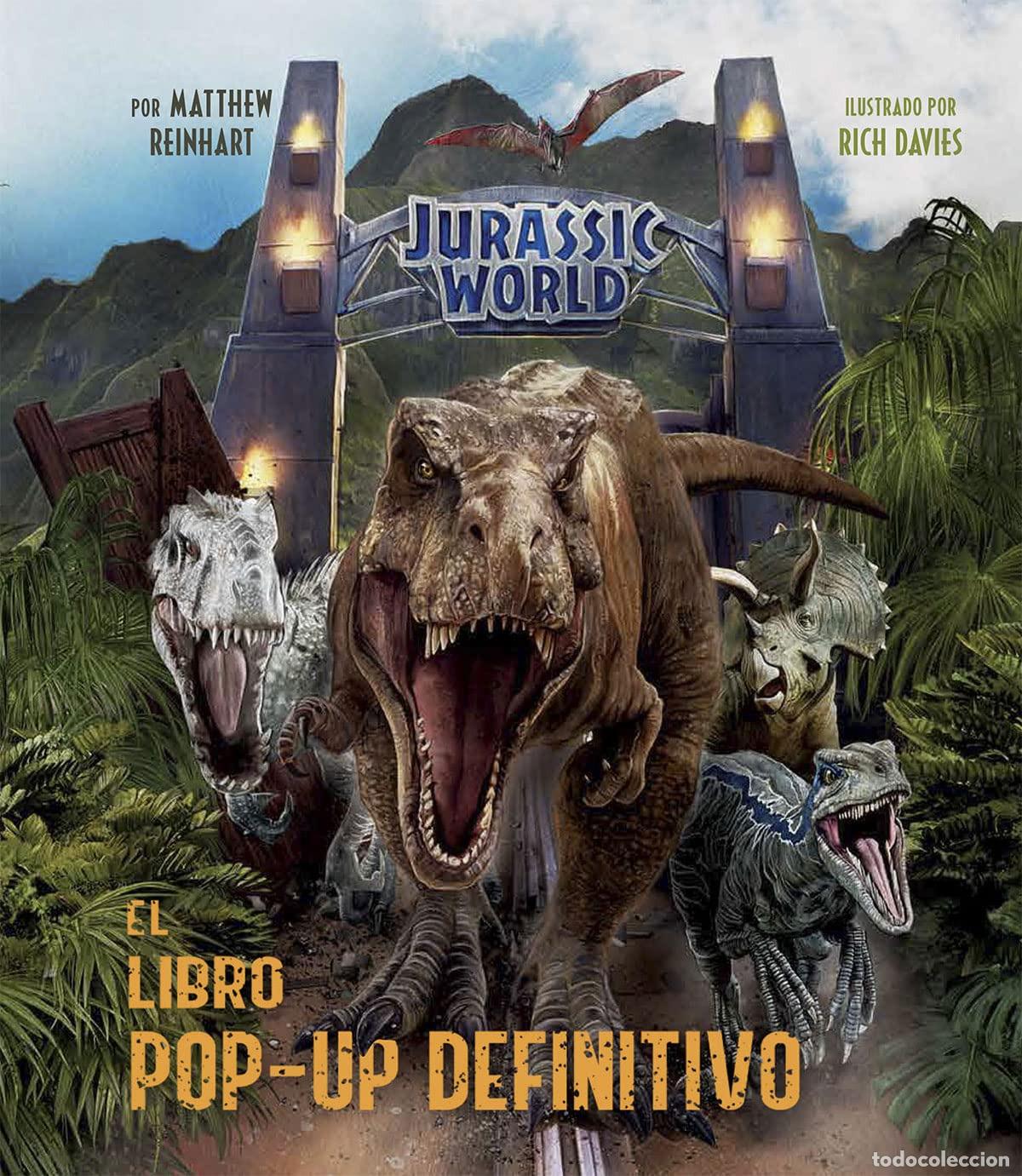 Livros: JURASSIC WORLD: EL LIBRO POP-UP DEFINITIVO - MATTHEW REINHART