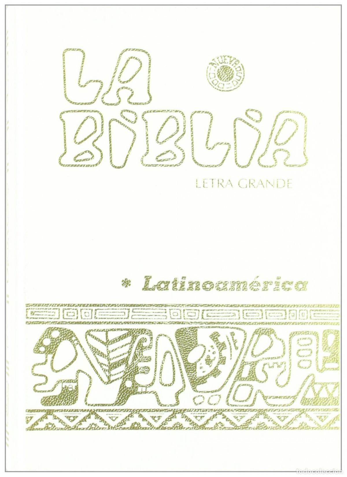 Libros: BIBLIA LATINOAM. LETRA GRANDE BLANCA - Hurault, Bernardo