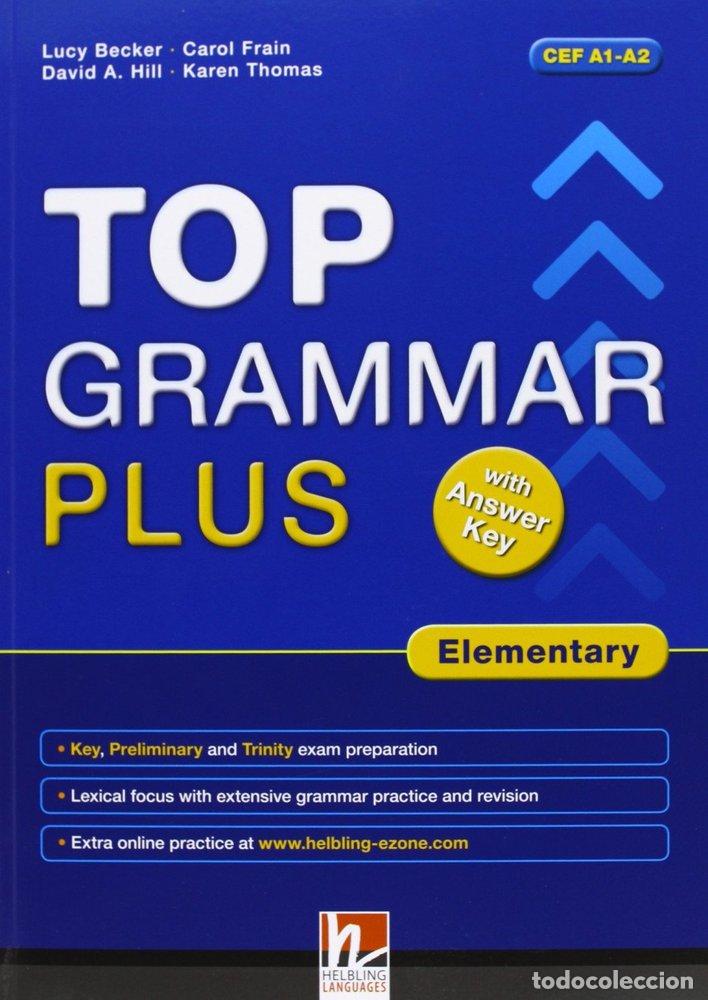 Libros: TOP GRAMMAR PLUS ELEMENTARY STUDENT'S BOOK WITH ANSWER KEYS - AA.VV