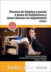 Libros: PROCESOS DE LIMPIEZA Y PUESTA A PUNTO DE HABITACIONES Y ZONA - MAS MU&Ntilde;OZ, MARIA CARMEN