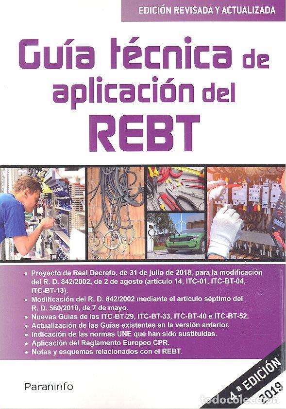 Libros: GUIA TECNICA DE APLICACION DEL REBT 4&ordf;ED - AA.VV