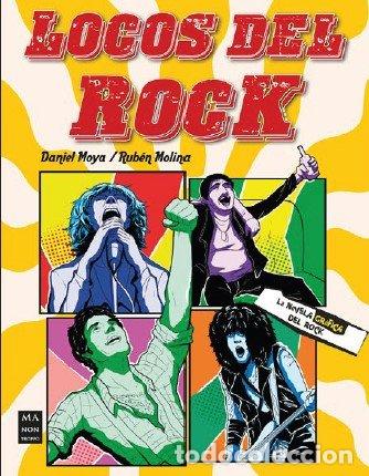 Libros: LOCOS DEL ROCK - DANIEL MOYA