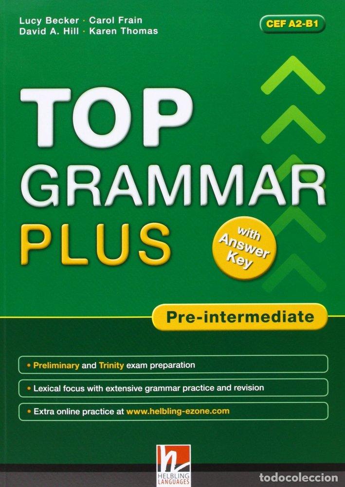 Livros: TOP GRAMMAR PLUS PRE-INTERMEDIATE STUDENT'S BOOK WITH ANSWE - AA.VV