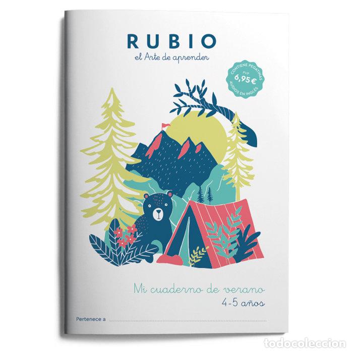 Libros: MI CUADERNO DE VERANO RUBIO 4-5 A&Ntilde;OS - AA.VV