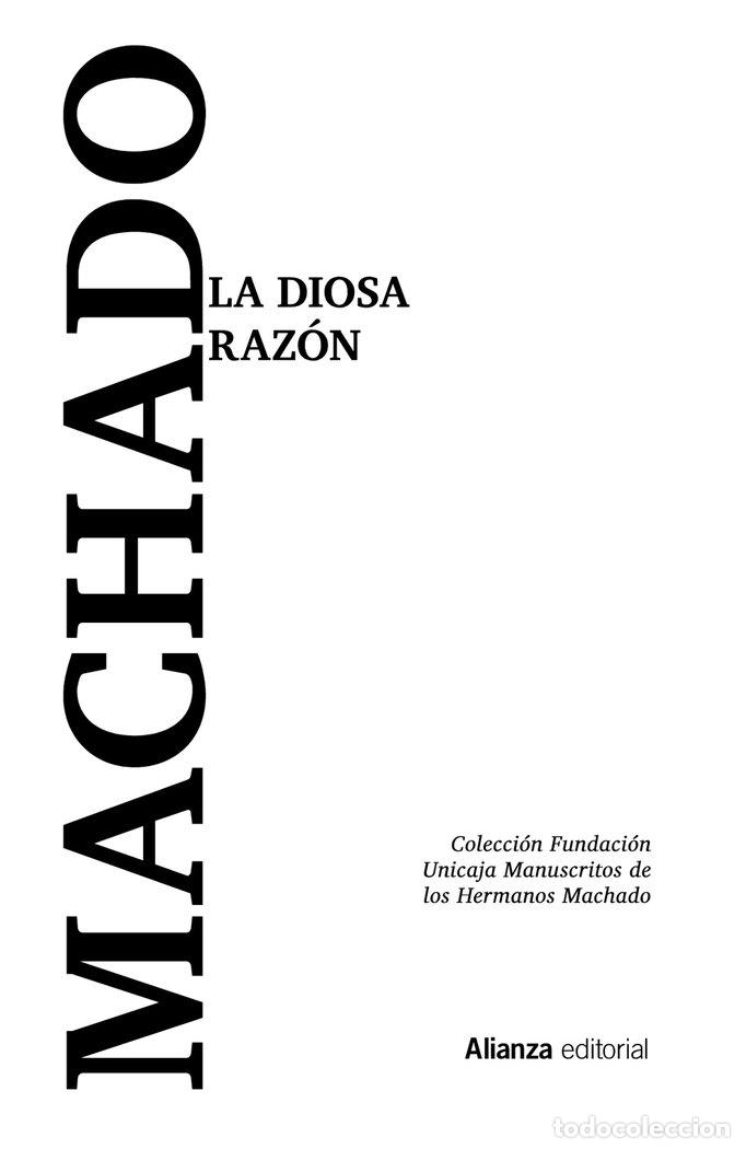 B&uuml;cher: LA DIOSA RAZON - MACHADO, ANTONIO