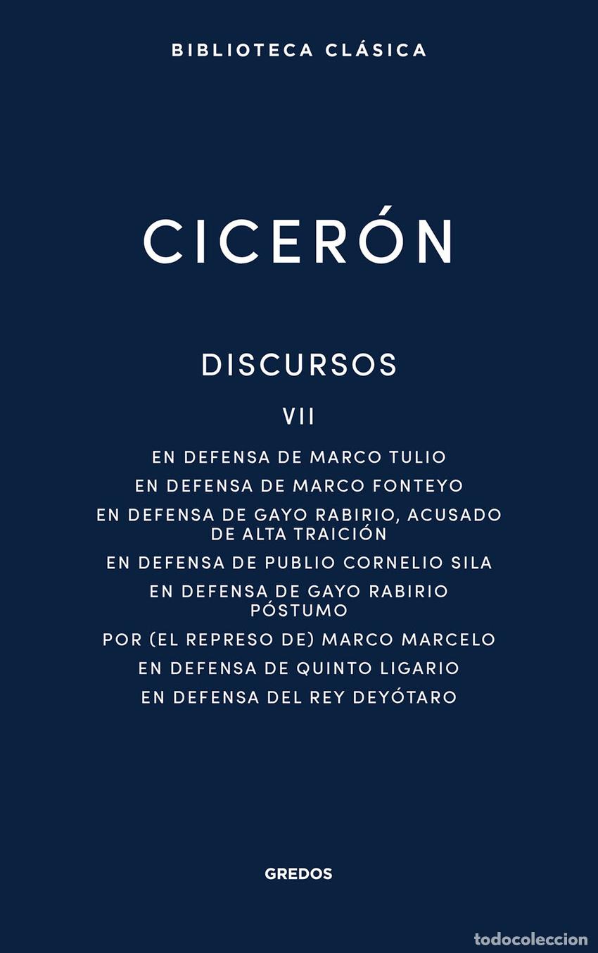 Libros: DISCURSOS VII - Cicer&oacute;n, Marco Tulio