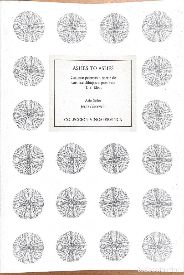 Livres: ASHES TO ASHES - PLACENCIA, JESUS