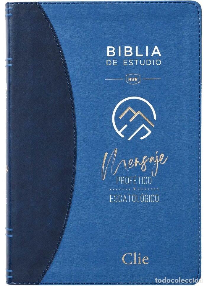 Libros: BIBLIA ESTUDIO MENSAJE PROFETICO ESCATOLOGICO AZUL SIN INDI - RUS, JOSE MARIA DE
