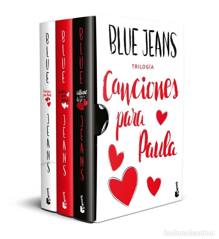 books: ESTUCHE TRILOGIA CANCIONES PARA PAULA - BLUE JEANS