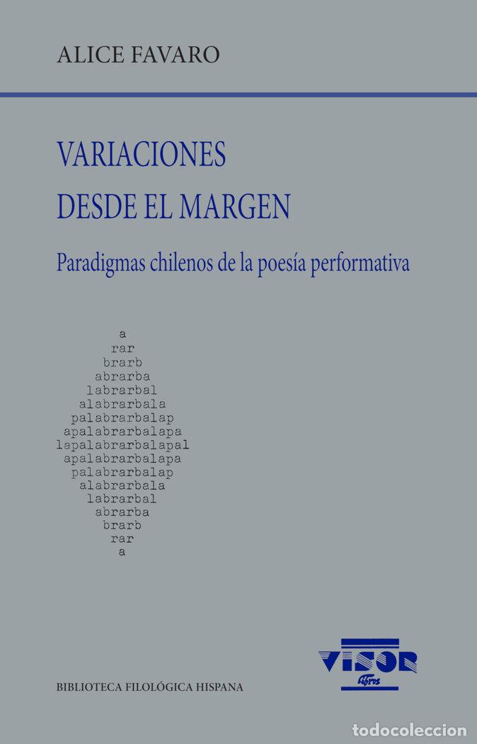Livres: VARIACIONES DESDE EL MARGEN - FAVARO, ALICE