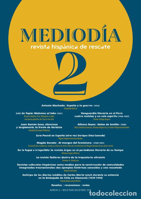 Livres: MEDIODIA 2 REVISTA HISPANICA DE RESCATE - AA.VV