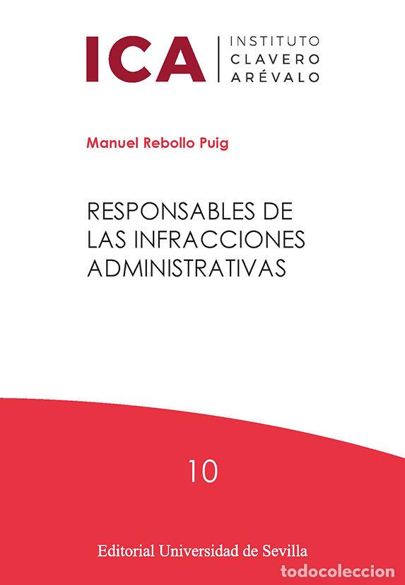 Livres: RESPONSABLES DE LAS INFRACCIONES ADMINISTRATIVAS - REBOLLO PUIG, MANUEL