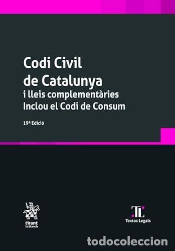 Libros: CODI CIVIL DE CATALUYA I LLEIS COMPLEMENT&Agrave;RIES. INCLOU EL CODI DE CONSUM 19&ordf; EDICI&Oacute; - Sol&eacute; Resina, J