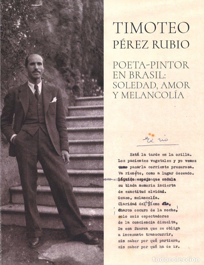 Livres: TIMOTEO PEREZ RUBIO POETA PINTOR EN BRASIL - BERNAL SALGADO, JOSE LUIS