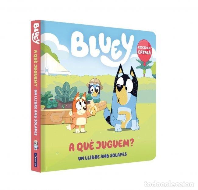 Libri: BLUEY LLIBRE DE CARTRO AMB SOLAPES A QUE JUGUEM - BLUEY