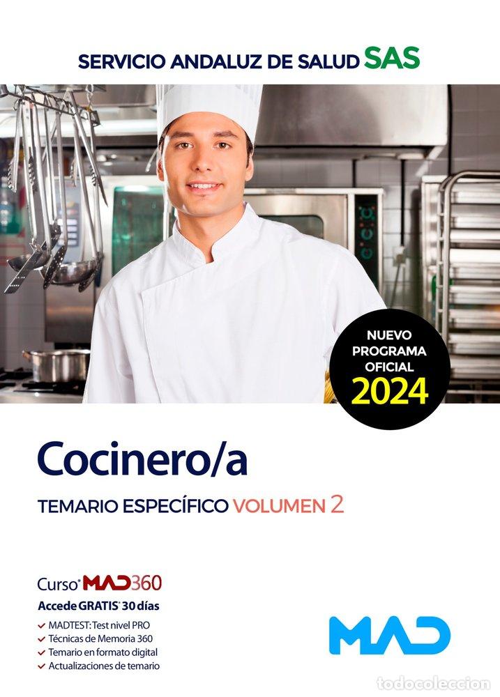 Libri: COCINERO/A TEMARIO ESPECIFICO 2 SERVICIO ANDALUZ SALUD SAS - AA.VV