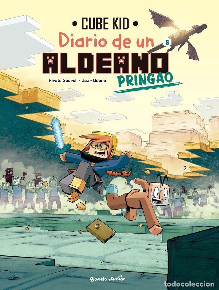 books: MINECRAFT DIARIO DE UN ALDEANO PRINGAO COMIC 6 - CUBE KID