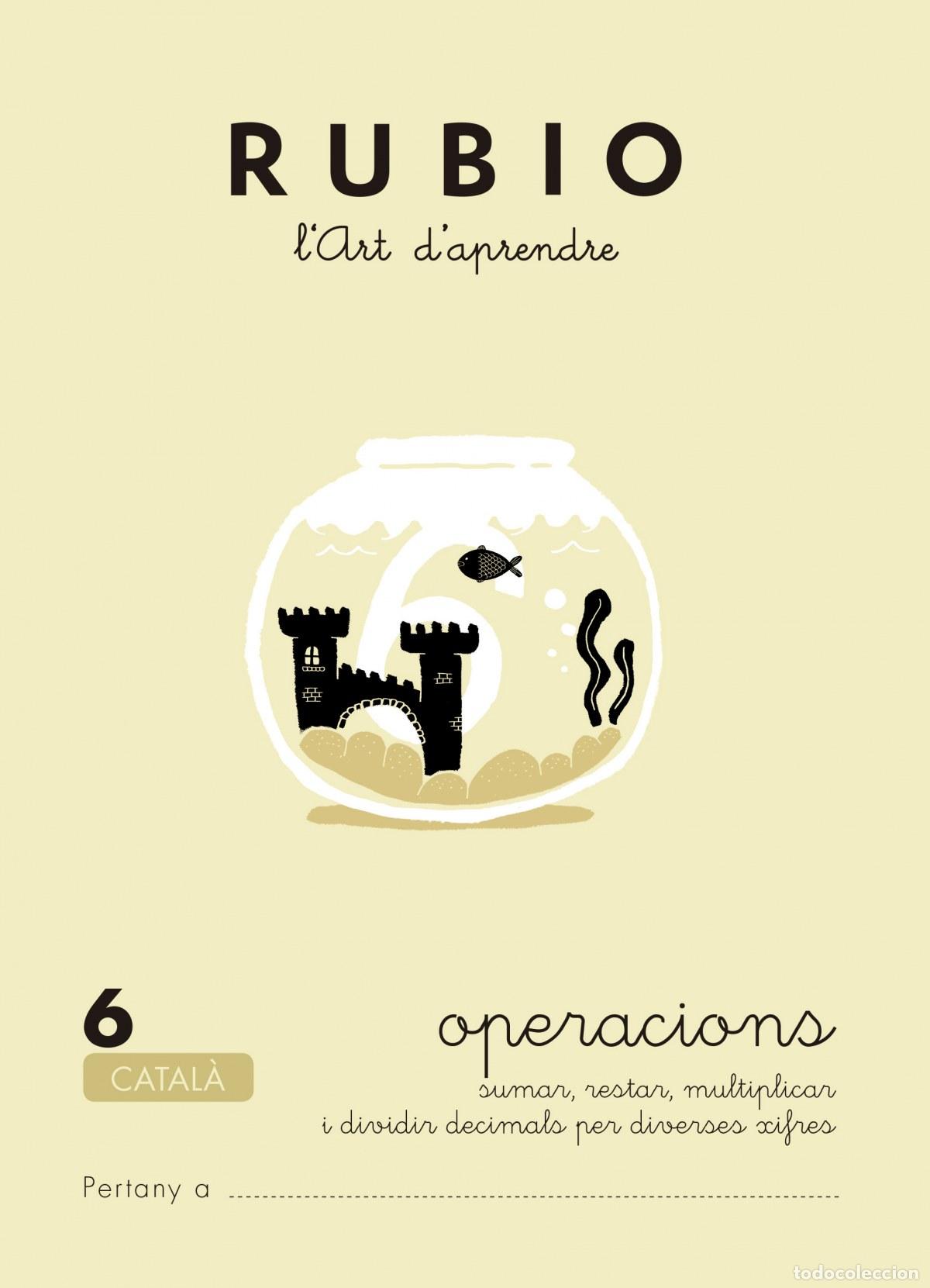 books: RUBIO, L'ART D'APRENDRE. OPERACIONS 6 - Rubio Polo, Enrique