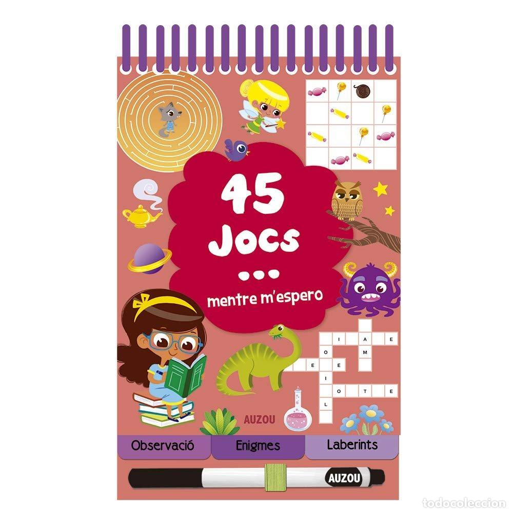 Livros: 45 JOCS MENTRE M'ESPERO - MARGO MARIE