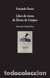 Livros: LIBRO DE VERSOS DE ALVARO DE CAMPOS - PESSOA, FERNANDO