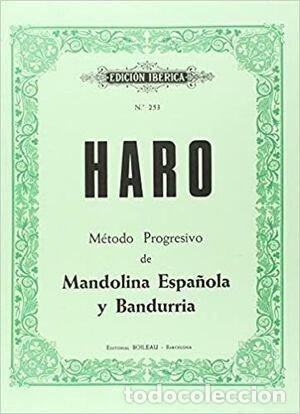 books: METODO PROGRESIVO DE MANDOLINA Y BANDURRIA - HARO, FRANCISCO