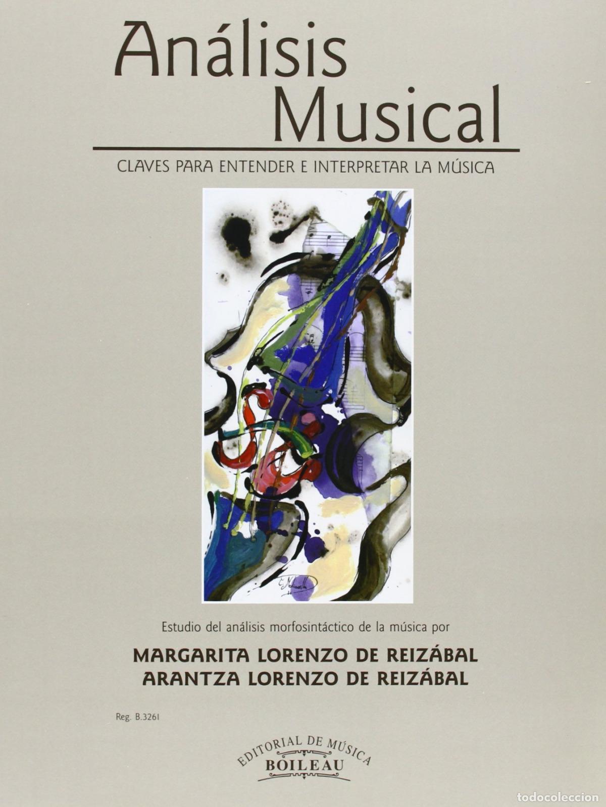 Libros: AN&Aacute;LISIS MUSICAL:CLAVES ENTENDER LA M&Uacute;SICA - Arantza
