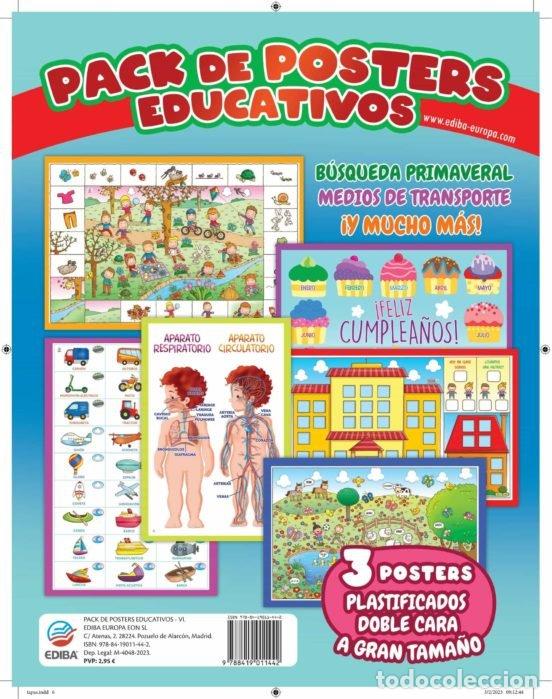 books: PACKS DE POSTERS EDUCATIVOS BUSQUEDA PRIMAVERAL - EDIBA