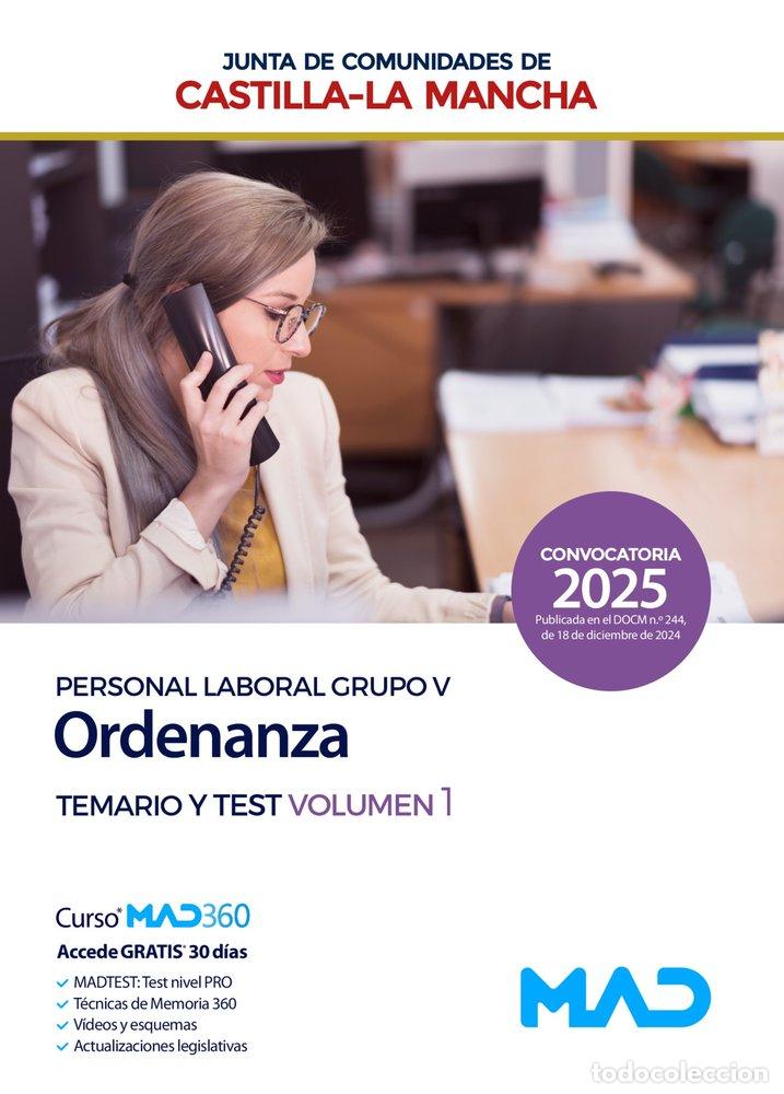 books: ORDENAZA TEMARIO Y TEST VOLUMEN 1 GRUPO V PERSONAL LABORAL - AA.VV.