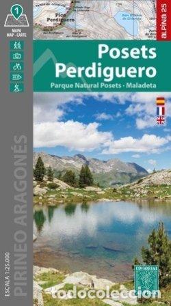 Livres: POSETS PERDIGUERO MAPA 1:25.000 + CARPETA DESPLEGABLE - AA.VV