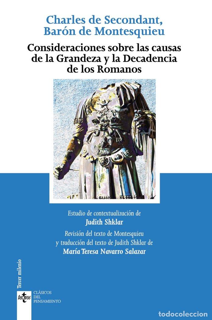 B&uuml;cher: CONSIDERACIONES SOBRE LAS CAUSAS DE LA GRANDEZA Y DECADENCIA - MONTESQUIEU