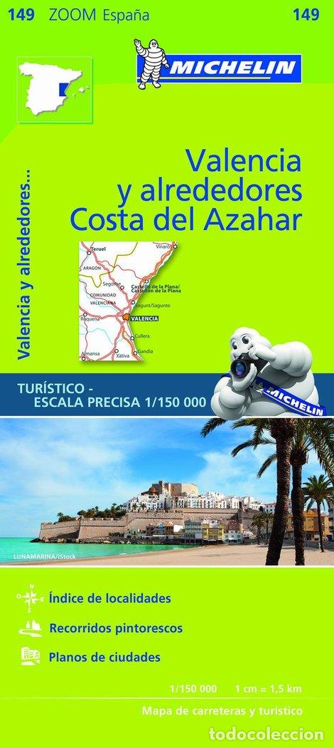 Libros: MAPA ZOOM VALENCIA Y ALREDEDORES, COSTA DEL AZAHAR - AA.VV.